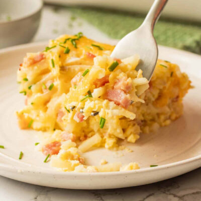 Ham & Hashbrown Potato Bake