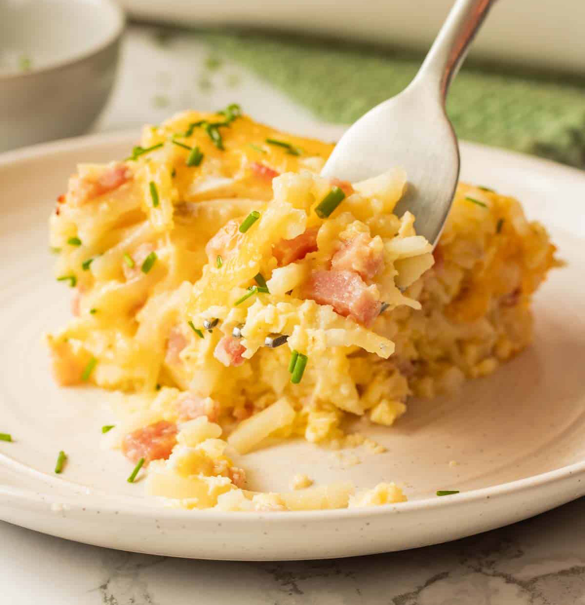 Ham & Hashbrown Potato Bake